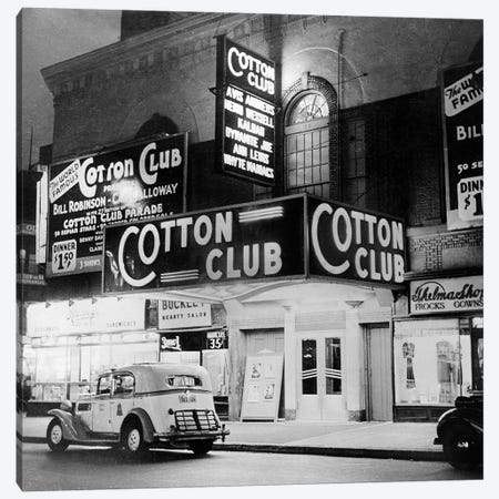 The Cotton Club in Harlem, New York, in 1938  Canvas Print #BMN8646} by Rue Des Archives Canvas Print