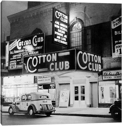 The Cotton Club in Harlem, New York, in 1938  Canvas Art Print