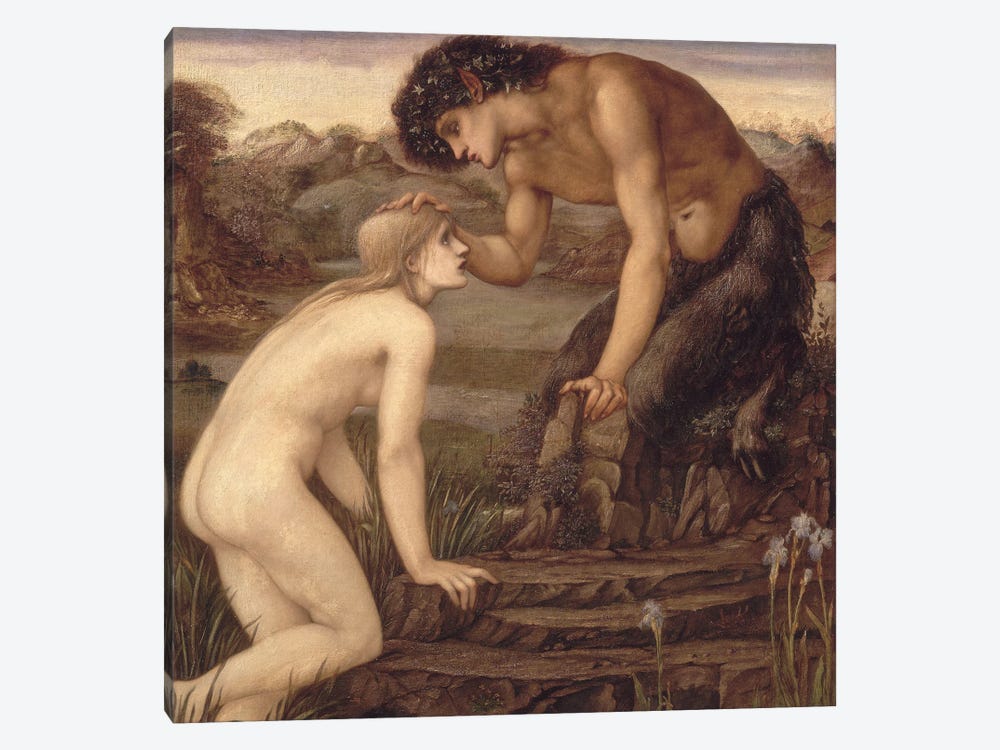 Pan and Psyche, 1870s  1-piece Canvas Artwork