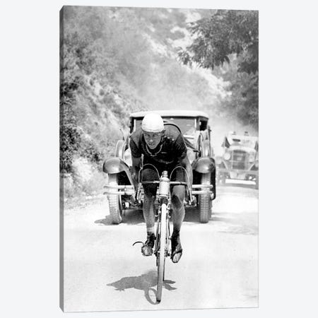 Tour de France 1929, 13th leg Cannes/Nice on July 16 : Benoit Faure on the Braus pass Canvas Print #BMN8650} by Rue Des Archives Canvas Print