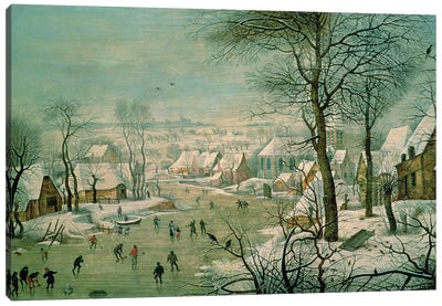Winter Landscape  Canvas Art Print