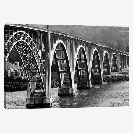 Oregon Bridge In Black And White, 2018  Canvas Print #BMN8688} by SVP Images Canvas Artwork