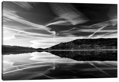 Owens lake reflection Canvas Art Print - SVP Images