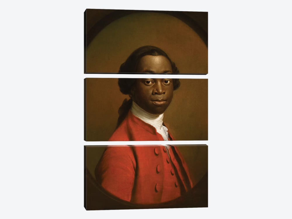 Portrait of an African, c.1758  by Allan Ramsay 3-piece Canvas Print