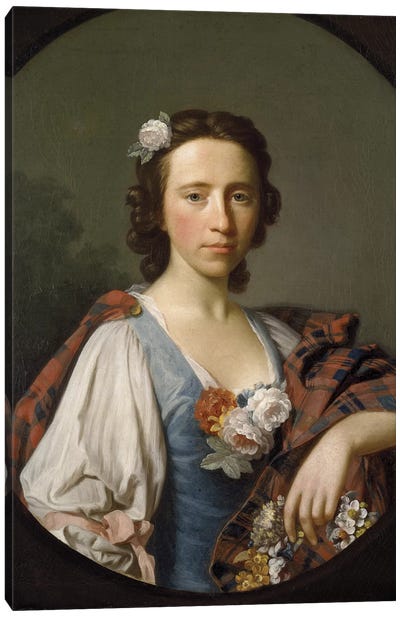 Portrait of Flora MacDonald  Canvas Art Print
