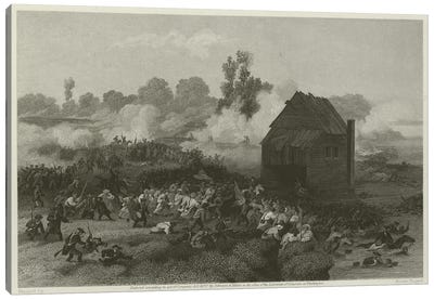 Battle of Long Island, 1776  Canvas Art Print