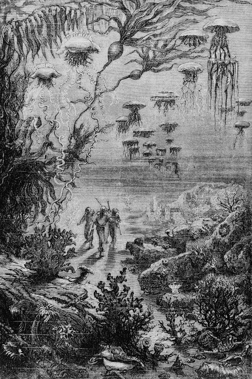 Illustration from '20,000 Leagues Under the Sea'