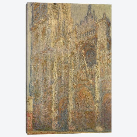 Rouen Cathedral, Midday, 1894  Canvas Print #BMN873} by Claude Monet Canvas Print