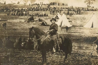 General Grant montage at City Point by American Photographer canvas print