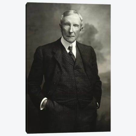 John D. Rockefeller Snr   Canvas Print #BMN8743} by American Photographer Art Print
