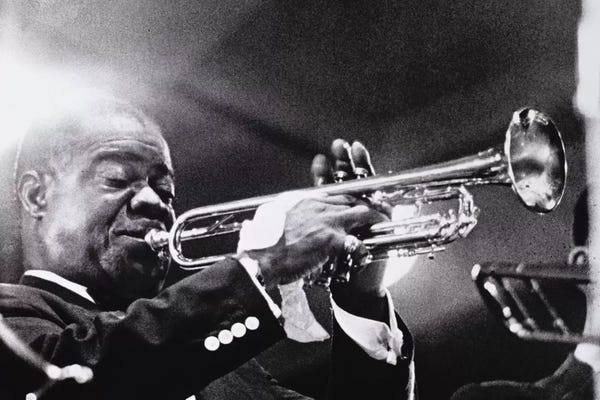 Musicians: Louis Armstrong   by American Photographer