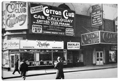 The Cotton Club in Harlem, New York City, c.1930  Canvas Art Print