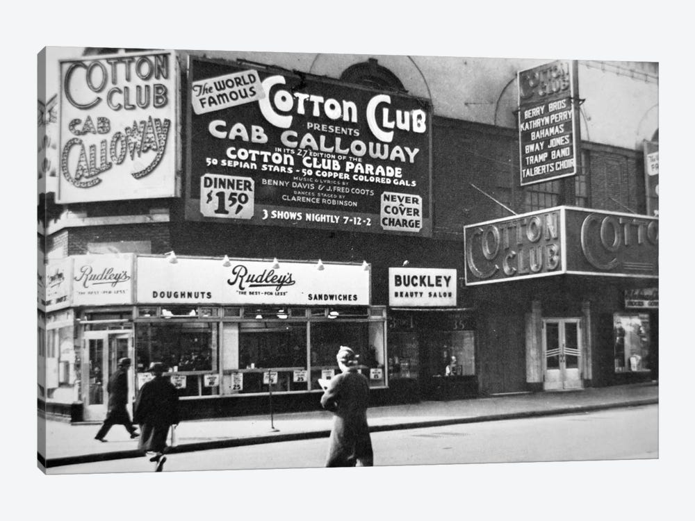 The Cotton Club in Harlem, New York City, c.1930  by American Photographer 1-piece Canvas Art