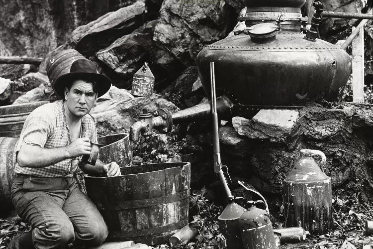 Moonshine  by American School wall art