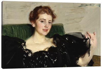 Lucy Turner Joy, 1897  Canvas Art Print