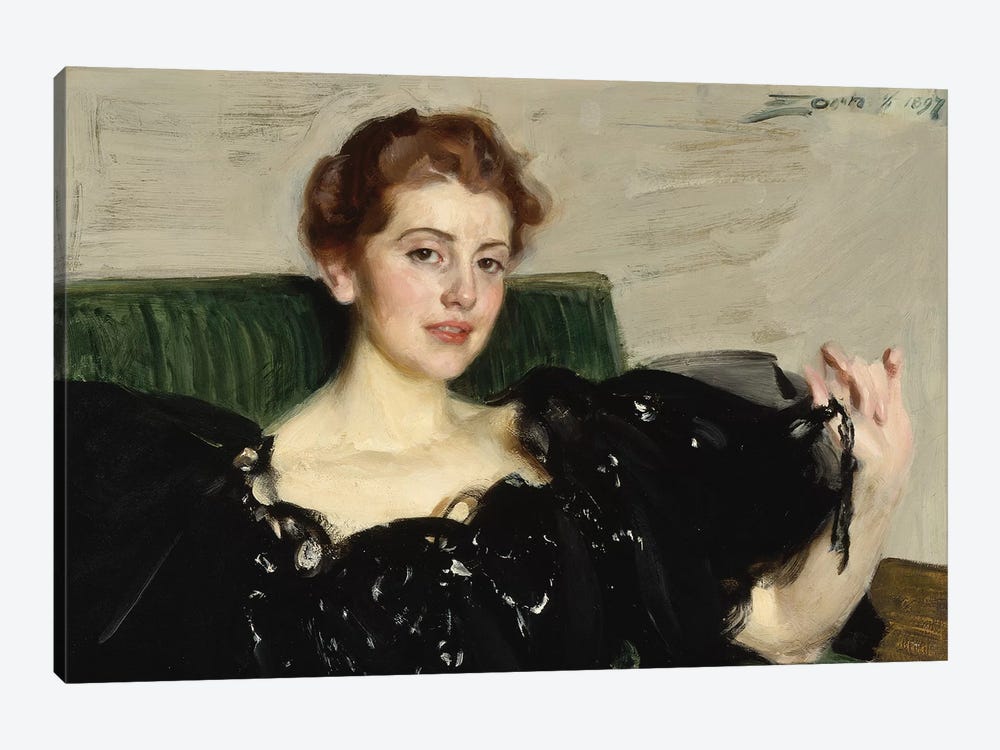 Lucy Turner Joy, 1897  by Anders Leonard Zorn 1-piece Canvas Artwork