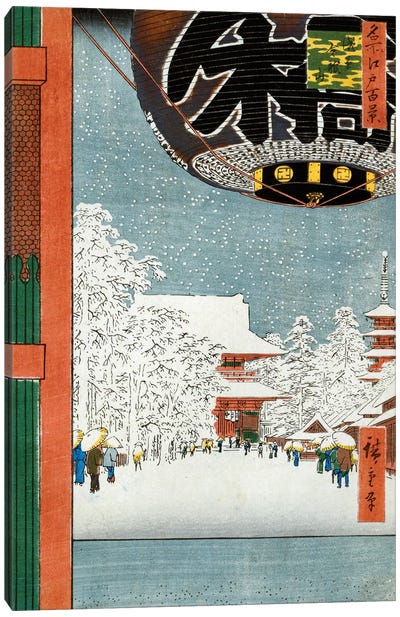 Kinryuzan Temple at Asakusa Canvas Art Print
