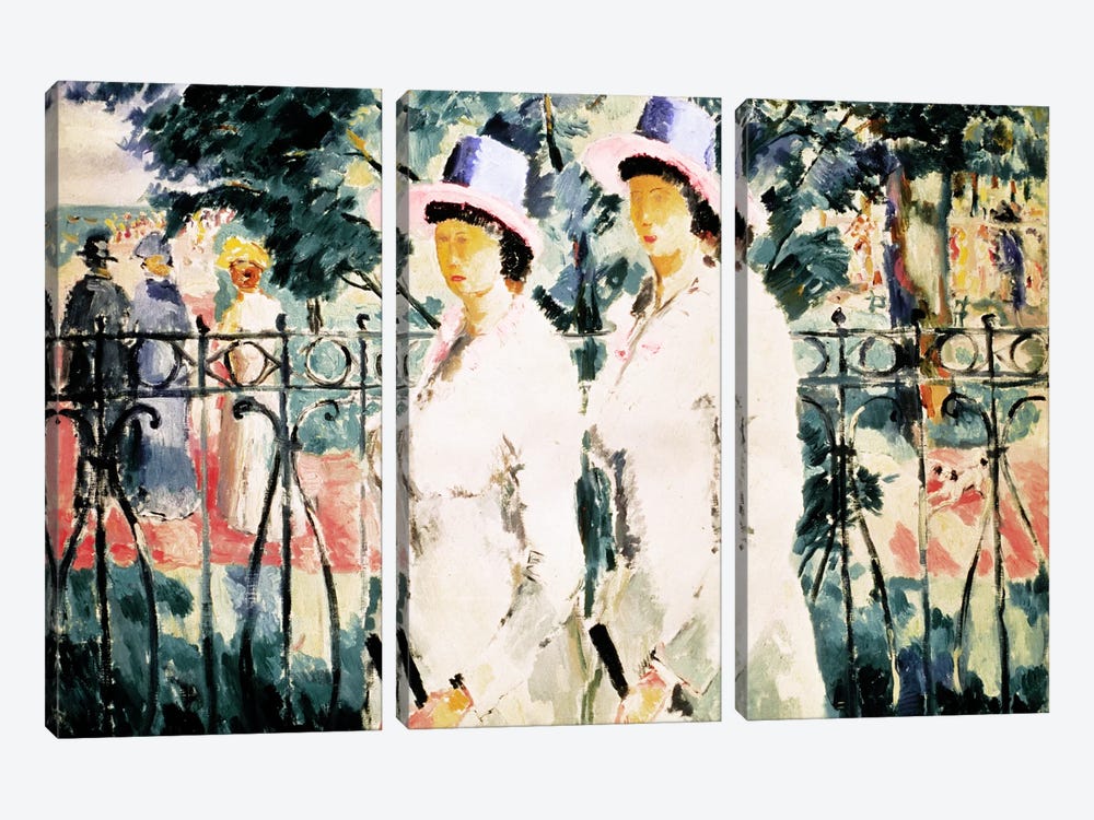 The Sisters by Kazimir Severinovich Malevich 3-piece Canvas Print