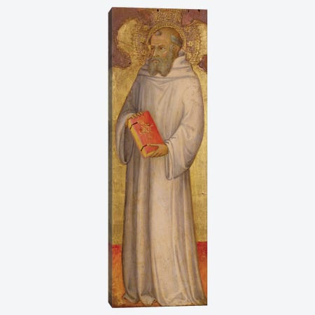 St. Benedict, Founder of Oldest Order  Canvas Print #BMN8798} by Andrea Di Bartolo Canvas Artwork