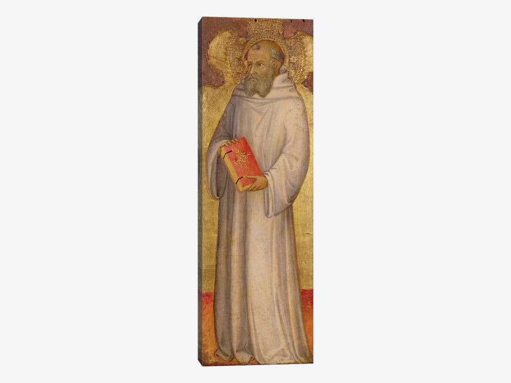 St. Benedict, Founder of Oldest Order  by Andrea Di Bartolo 1-piece Canvas Art