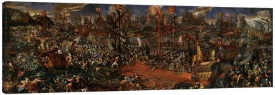 The Battle of Lepanto  Canvas Art Print
