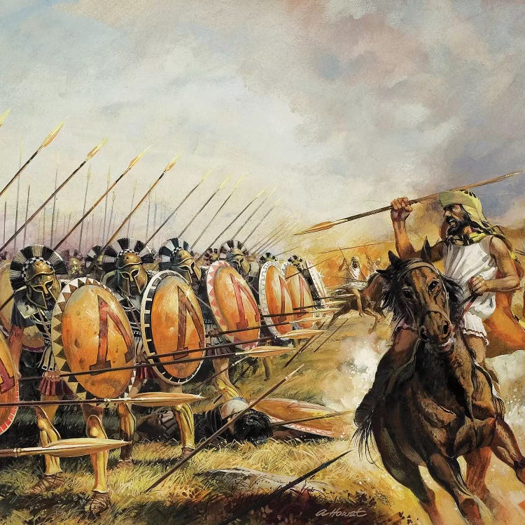 Spartan Army by Andrew Howat wall art