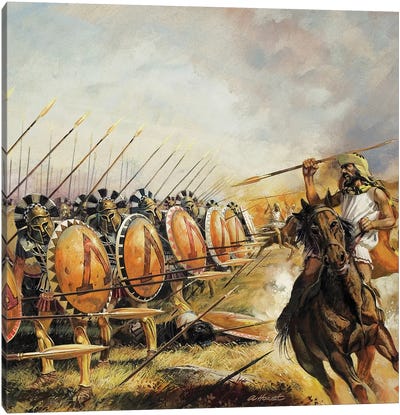 Spartan Army Canvas Art Print