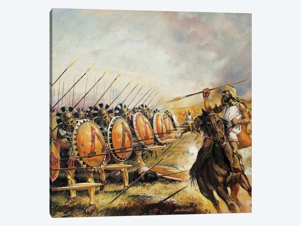 Spartan Army by Andrew Howat 1-piece Art Print