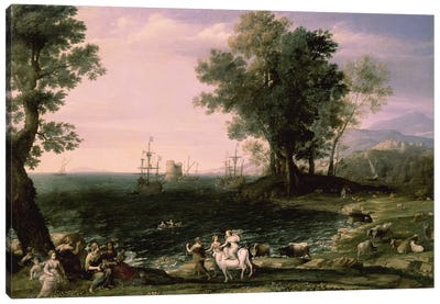 The Rape of Europa, 1655 (Pushkin Museum) Canvas Art Print