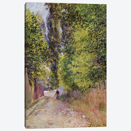 Landscape near Louveciennes, 1876  Canvas Print #BMN8842} by Alfred Sisley Canvas Art