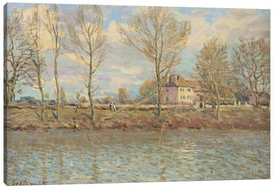 L'Ile de la Grande Jatte, Neuilly-sur-Seine, 1873  Canvas Art Print