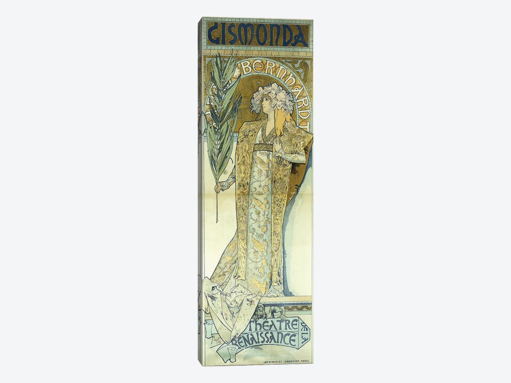 Gismonda, c.1894  by Alphonse Mucha 1-piece Canvas Artwork
