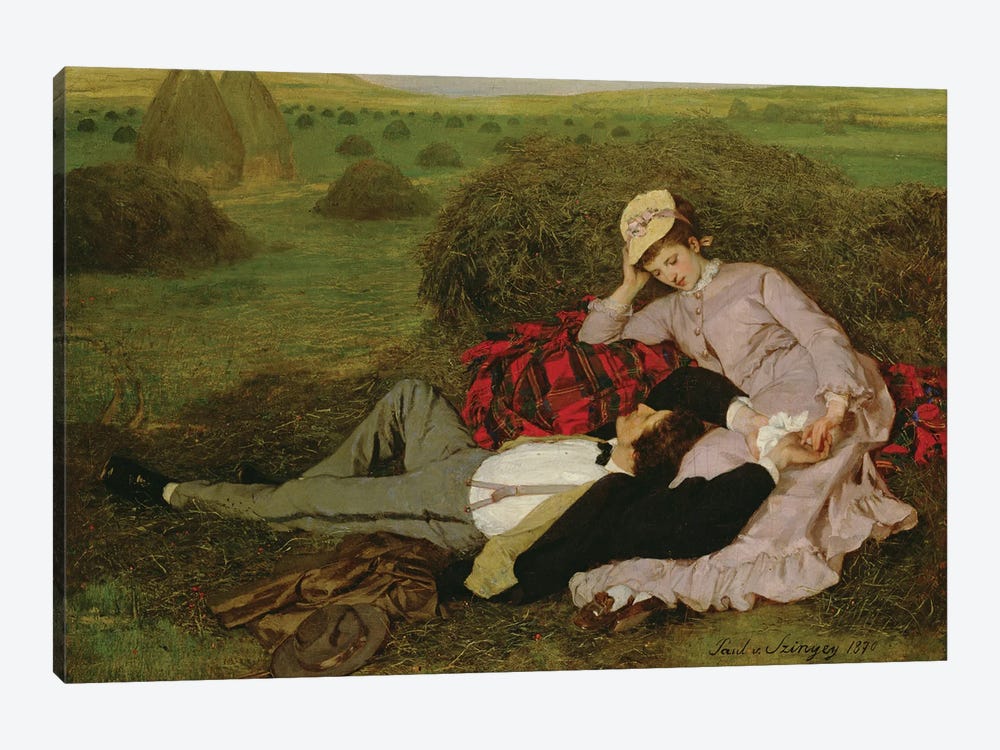 The Lovers, 1870  1-piece Canvas Wall Art