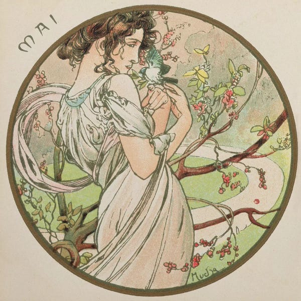 Art Nouveau: May, 1899   by Alphonse Mucha