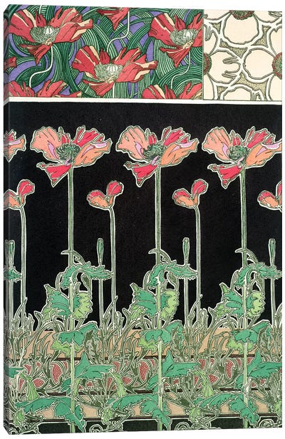 Plate 38 from 'Documents Decoratifs', 1902  Canvas Art Print - Art Nouveau