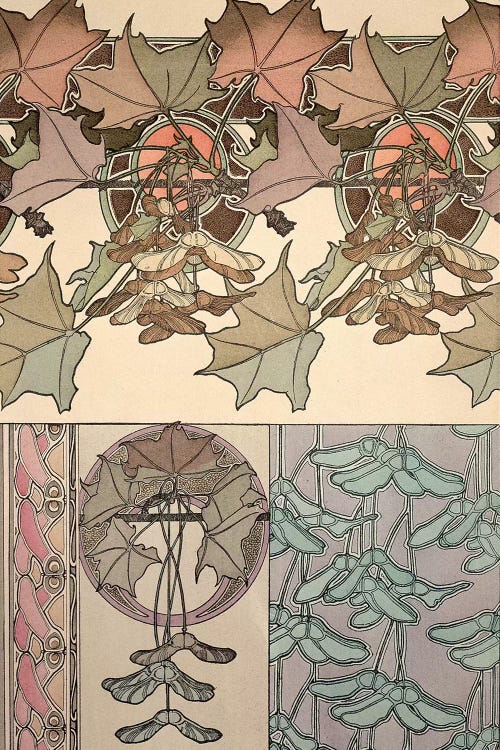 Plate 39 from 'Documents Decoratifs', 1902  by Alphonse Mucha wall art