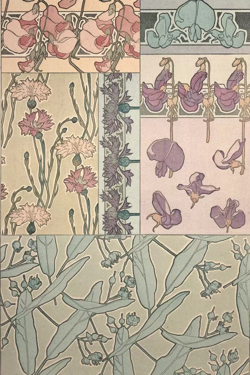 Plate 41 from 'Documents Decoratifs', 1902  by Alphonse Mucha wall art