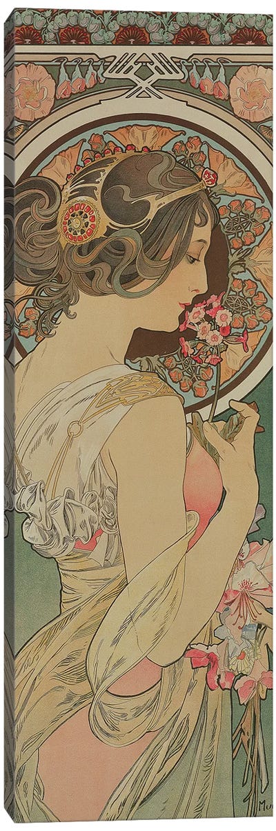 Primrose, 1899  Canvas Art Print - Art Nouveau
