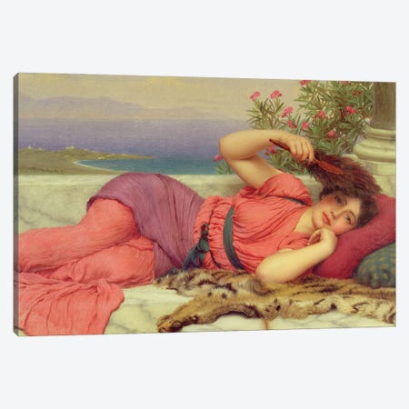 Noon-Day Rest,1910  Canvas Print #BMN892} by John William Godward Art Print