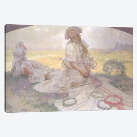 Song of Bohemia, c.1930  Canvas Print #BMN8949} by Alphonse Mucha Canvas Print