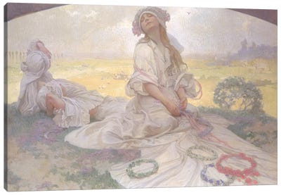 Song of Bohemia, c.1930  Canvas Art Print - Alphonse Mucha