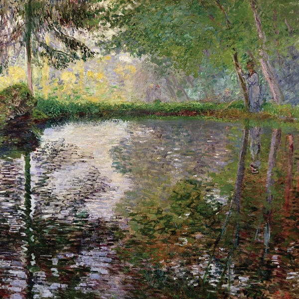 Claude Monet: The Lake at Montgeron by Claude Monet