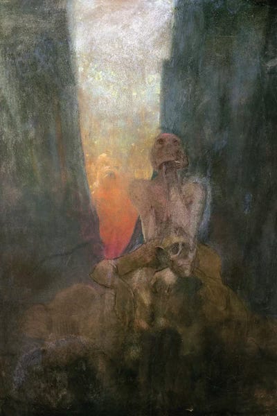 The Abyss, 1899  by Alphonse Mucha art print