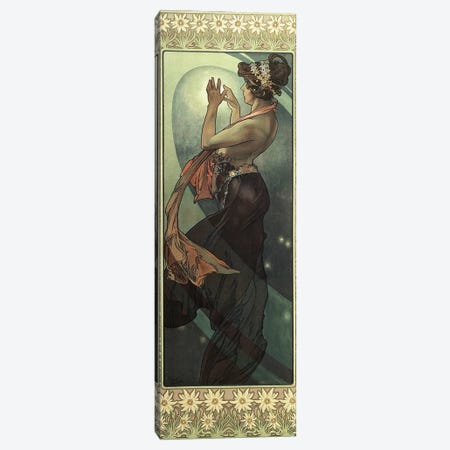 The Moon and the Stars: Pole Star, 1902  Canvas Print #BMN8967} by Alphonse Mucha Canvas Wall Art