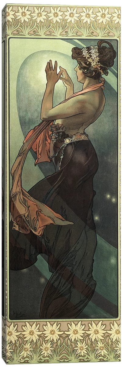 The Moon and the Stars: Pole Star, 1902  Canvas Art Print