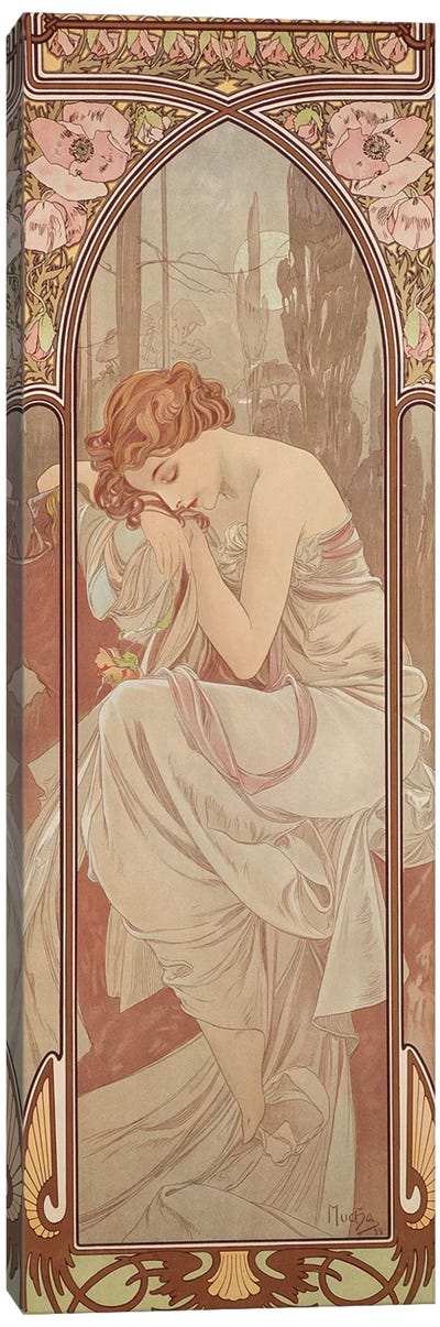The Times of the Day: Night's Rest, 1899  Canvas Art Print