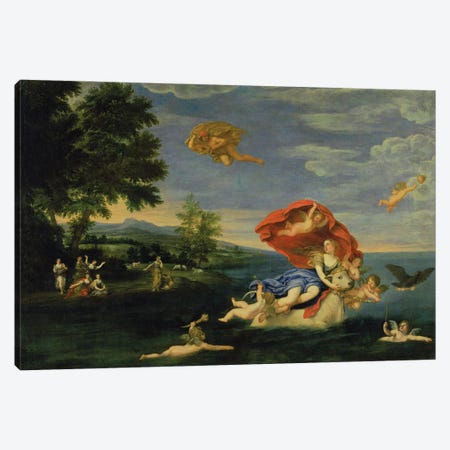 The Rape of Europa  Canvas Print #BMN900} by Francesco Albani Canvas Print