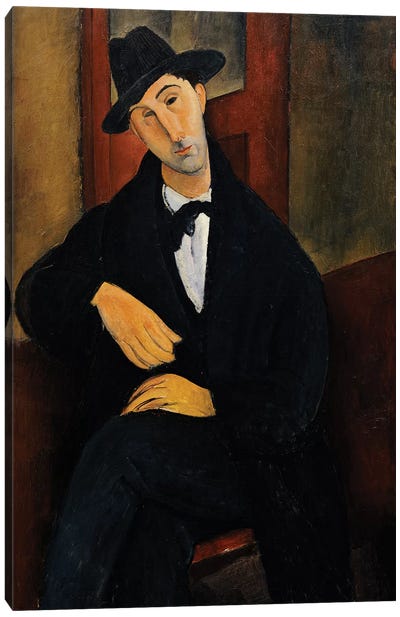 Portrait of Mari, 1919-20  Canvas Art Print - Amedeo Modigliani