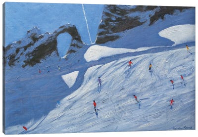 L'Aiguille Percee, Tignes Canvas Art Print - Andrew Macara