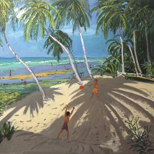 Tropical Beaches: Palm Trees, Clovelly Beach, Barbados by Andrew Macara